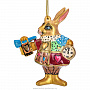 Статуэтка подвесная "Кролик с часами", фотография 1. Интернет-магазин ЛАВКА ПОДАРКОВ