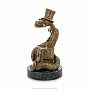 Бронзовая статуэтка змеи "Капиталист", фотография 1. Интернет-магазин ЛАВКА ПОДАРКОВ