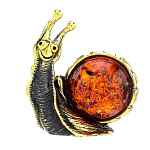 0049741/2003 Улитка Ажурная Сувенир (коньячный)