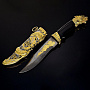 Нож сувенирный "Волк". Златоуст., фотография 1. Интернет-магазин ЛАВКА ПОДАРКОВ