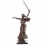 Деревянная резная скульптура "Родина Мать". Высота 43 см, фотография 5. Интернет-магазин ЛАВКА ПОДАРКОВ