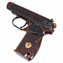 Сувенир из янтаря "Шкатулка с пистолетом", фотография 4. Интернет-магазин ЛАВКА ПОДАРКОВ