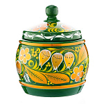 0020240/12,5*1 Хохлома БОЧОНОК 12,5*11см в ассортименте