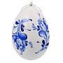 Яйцо пасхальное подарочное с росписью в стиле Гжель (в ассортименте), фотография 5. Интернет-магазин ЛАВКА ПОДАРКОВ