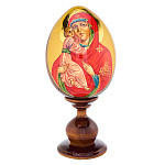 Пасхальное яйцо на подставке "Владимирская Божья Матерь"