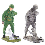 0033164-цвет. Ол.миниатюра Серия ВЕЖЛИВЫЕ ЛЮДИ "Вежливый с котом" арт.1058