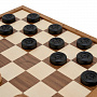 Игровой набор с шахматами из массива черного дуба 48х48 см, фотография 10. Интернет-магазин ЛАВКА ПОДАРКОВ