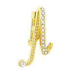 0071313/ДББКЛ516891 Бижутерия БРОШЬ БУКВА"Л" золотая