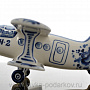 Скульптура "Самолет АН-2" Гжель, фотография 5. Интернет-магазин ЛАВКА ПОДАРКОВ