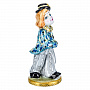 Статуэтка "Клоун с тростью". Гжель в цвете, фотография 2. Интернет-магазин ЛАВКА ПОДАРКОВ