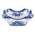 0013554/№2-коб Гжель Салатник №2 квадратный  Авт. Алехин С.С.