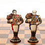 Шахматы деревянные "Бородино" с фарфоровыми фигурами, фотография 13. Интернет-магазин ЛАВКА ПОДАРКОВ