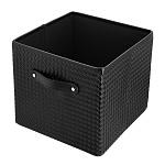 Органайзер для хранения вещей черный 31х31х31 см