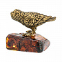Статуэтка с янтарем "Сова", фотография 4. Интернет-магазин ЛАВКА ПОДАРКОВ