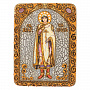 Икона из мореного дуба "Святой благоверный князь Глеб" 20х15 см, фотография 5. Интернет-магазин ЛАВКА ПОДАРКОВ